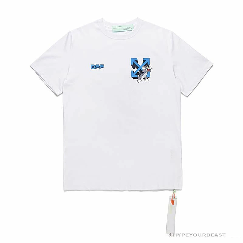 OFF-WHITE Tom And Jerry Loose Tee Shirt ‘WHITE’ T-Shirts