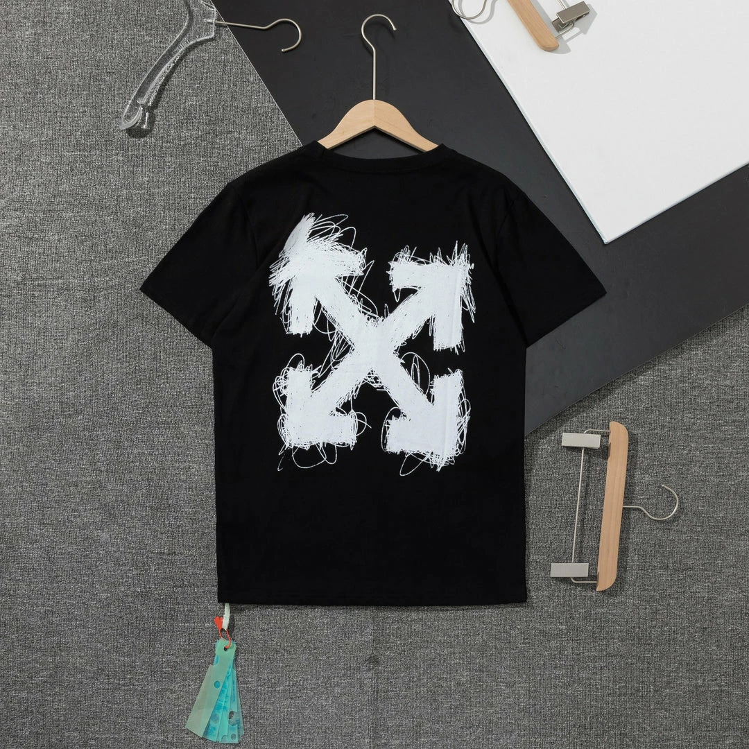 OFF-WHITE Ballpoint Pen Depicting Pattern Tee Shirt ‘BLACK’