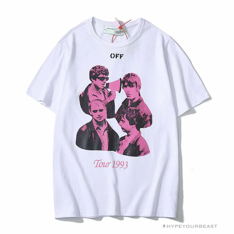 T-Shirts OFF-WHITE CO VIRGIL ABLOH Portrait Tee Shirt ‘WHITE’