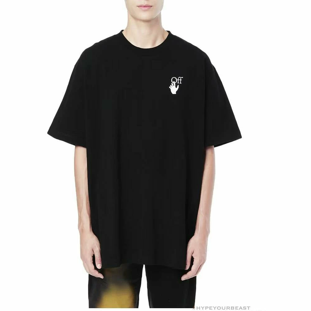 T-Shirts OFF-WHITE Hand Shake Tee Shirt ‘BLACK’