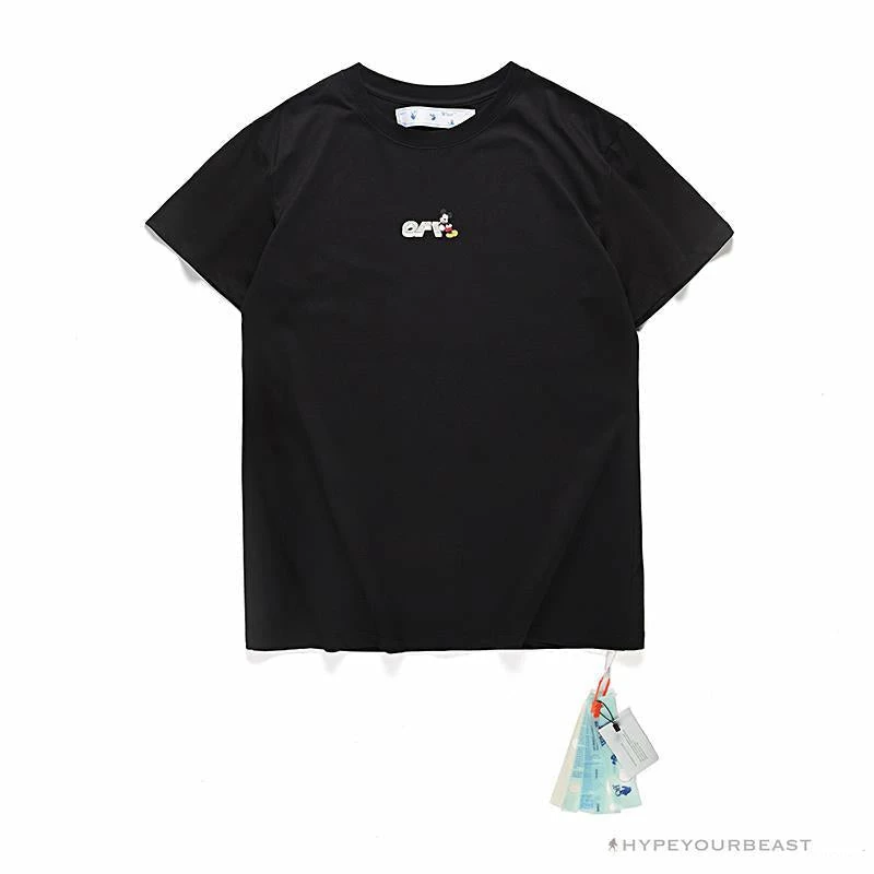 off-white mickey bluff F**e tee shirt ‘black’