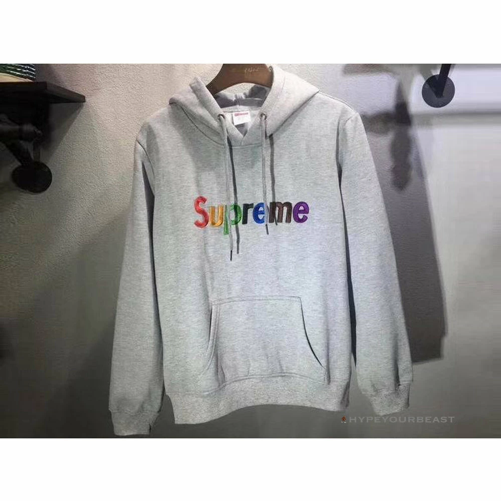 S*p*e hoodie rainbow logo