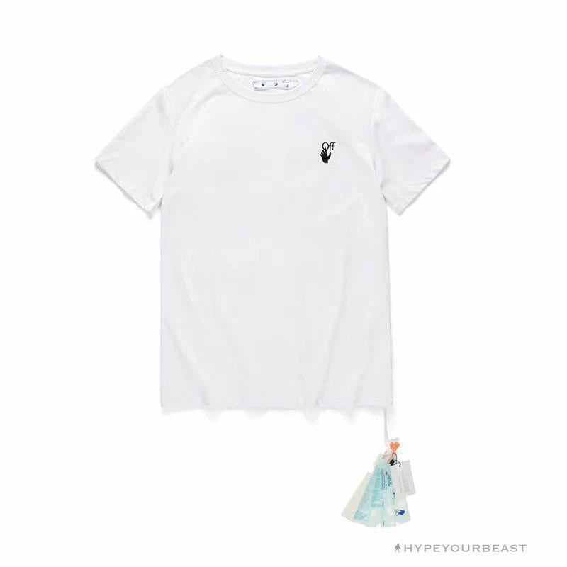 OFF-WHITE Hand Shake Tee Shirt ‘WHITE’ T-Shirts