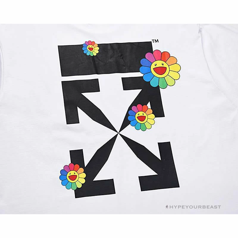 T-Shirts OFF-WHITE Takashi Murakami Sunflower Tee Shirt ‘WHITE’