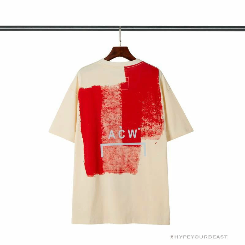 OFF-WHITE ACW Digital Print Tee Shirt ‘BEIGE’ T-Shirts