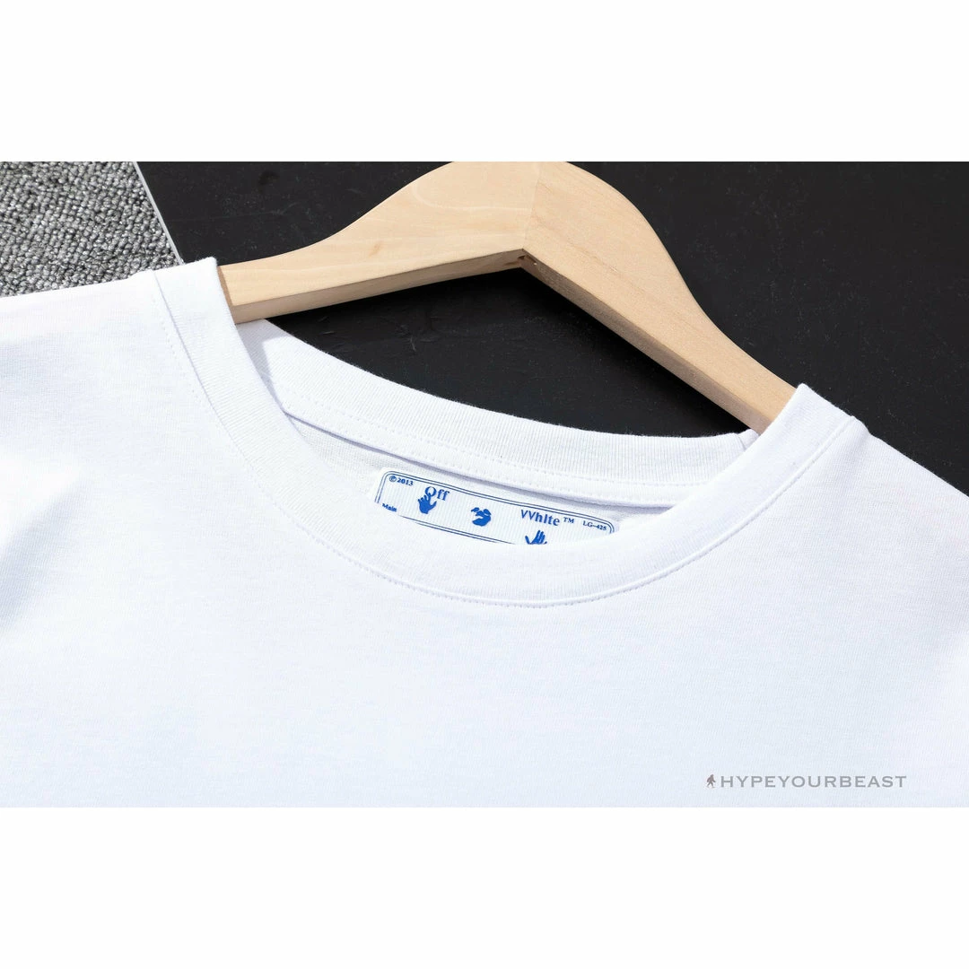 T-Shirts OFF-WHITE Skull And Writing Tee Shirt ‘WHITE’