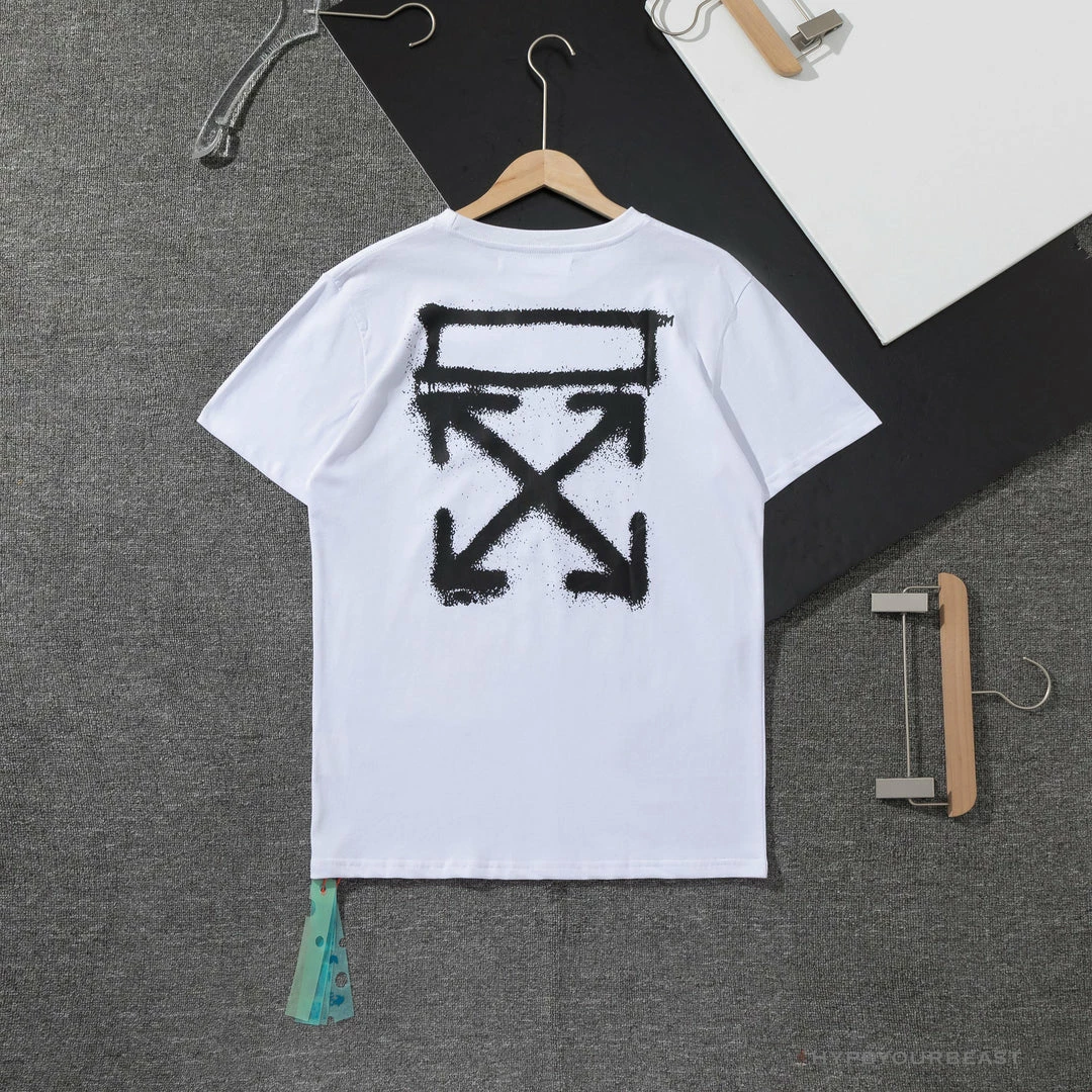 OFF-WHITE Spray Paint Arrow Tee Shirt ‘WHITE’