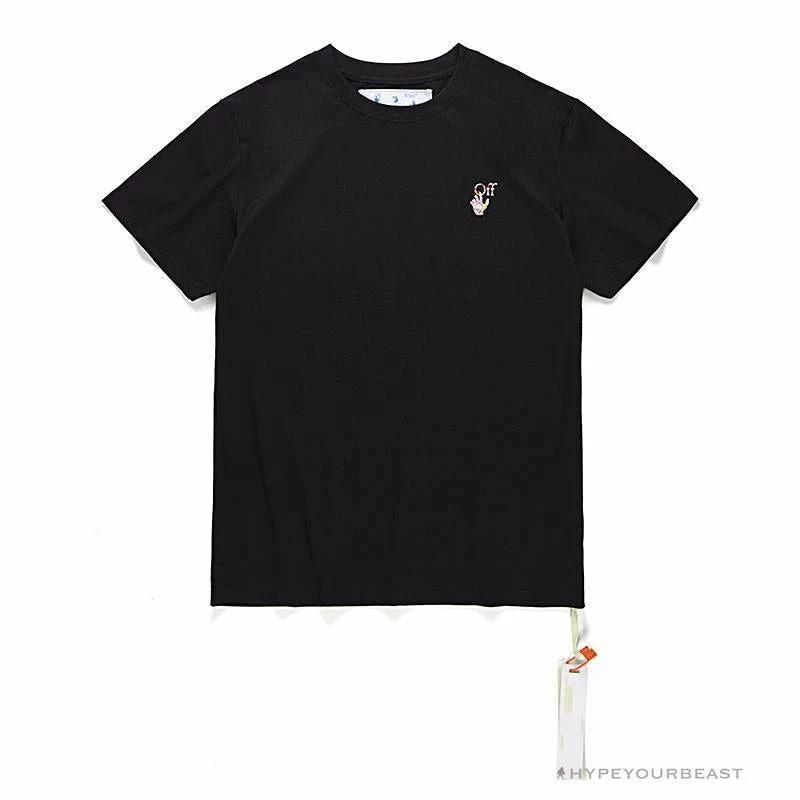 OFF-WHITE Takashi Murakami Chrysanthemum Tee Shirt ‘BLACK’ T-Shirts