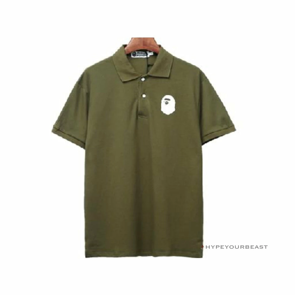 Bape Shirt Green Clothes
