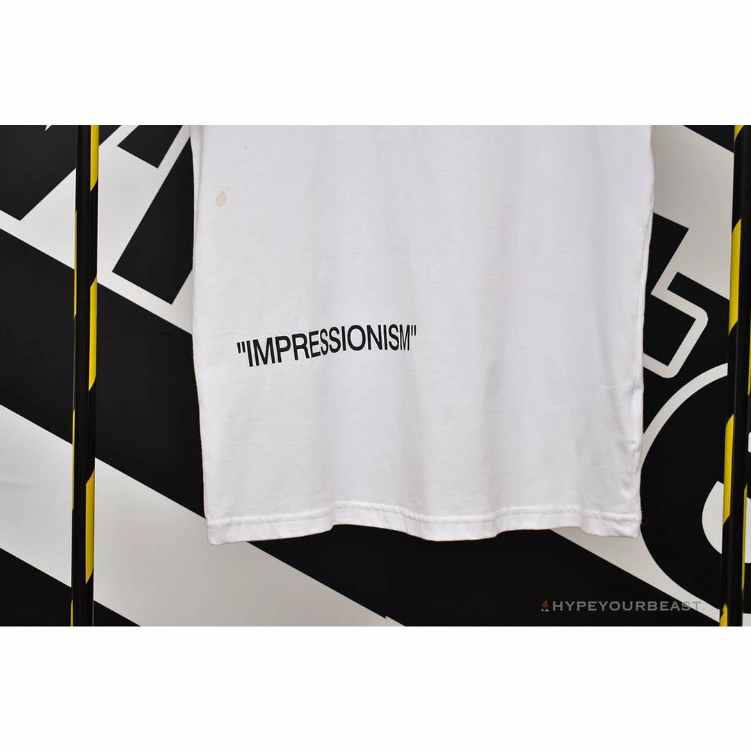 OFF-WHITE 99 Pink Arrow Tee Shirt ‘WHITE’