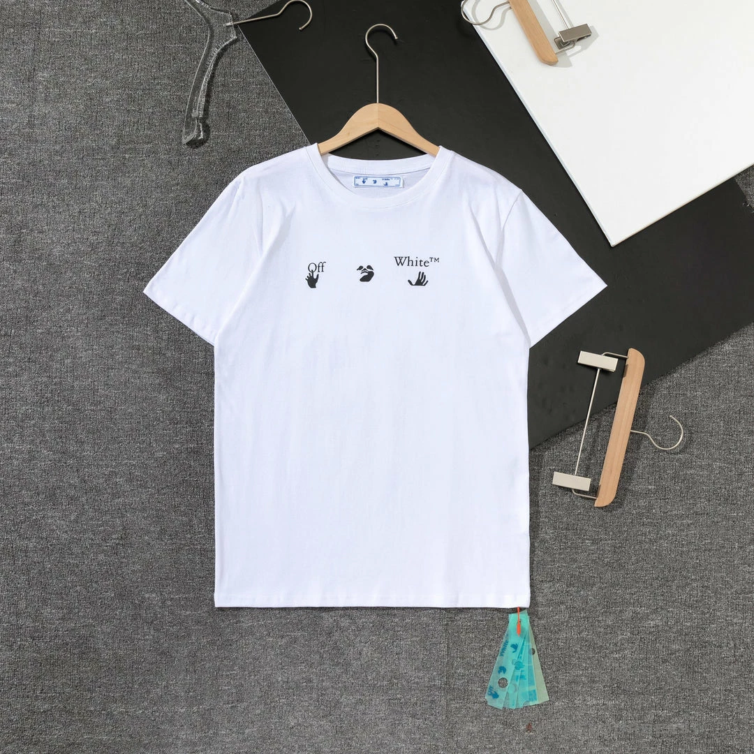 T-Shirts OFF-WHITE Sea Blue Cross Arrow Tee Shirt ‘WHITE’