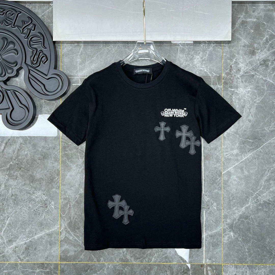 OFF-WHITE Chrome Hearts Tee Shirt ‘BLACK’ T-Shirts
