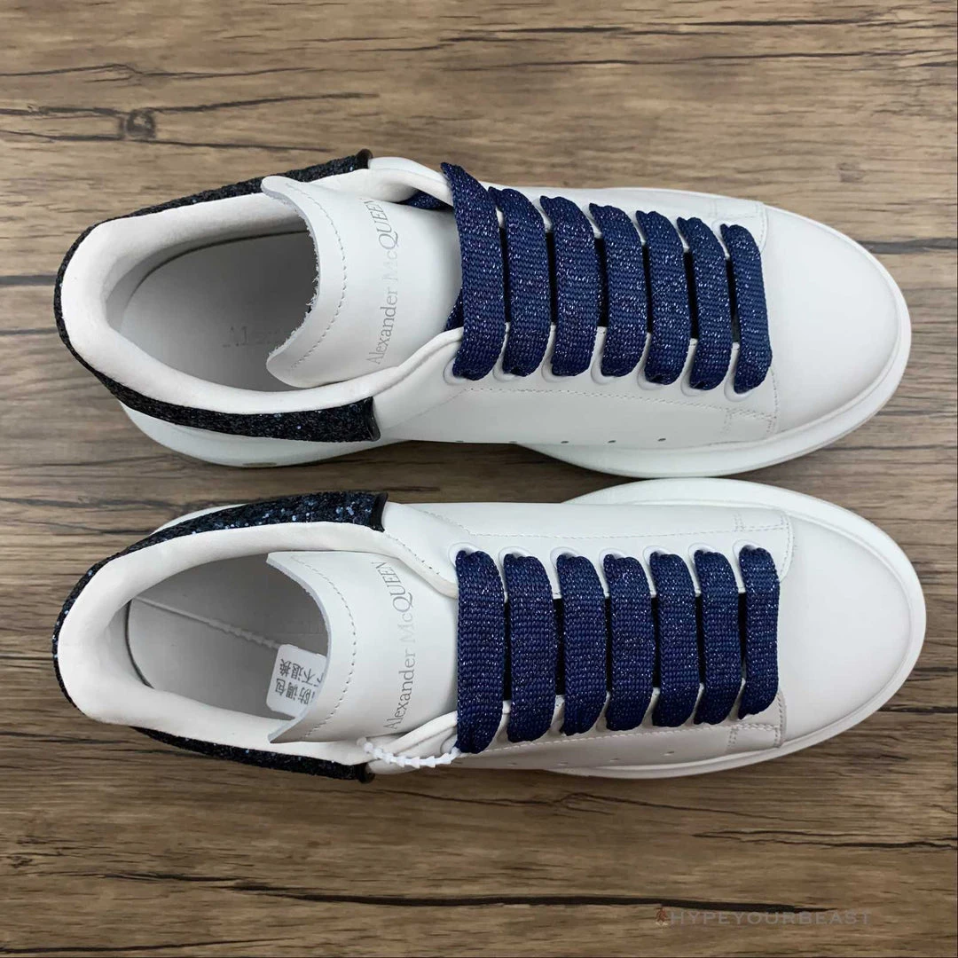 HypeYourBeast Alexander McQueen White / Blue Sparkle A. Mcqueen