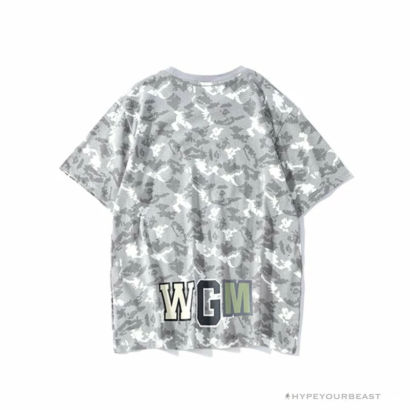 BAPE Digital Pixel Camouflage Tee Shirt ‘GREY’