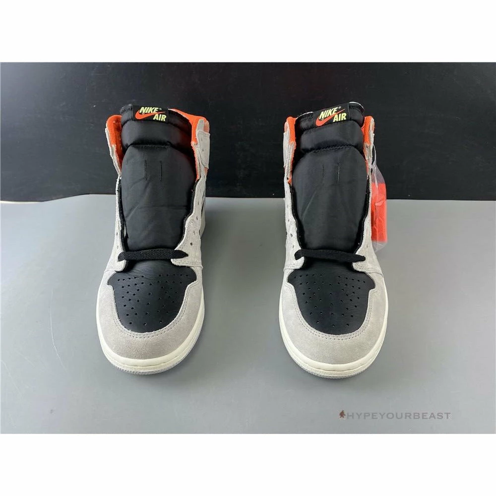 Air Jordan 1 Retro High OG Neutral Grey Hyper Crimson