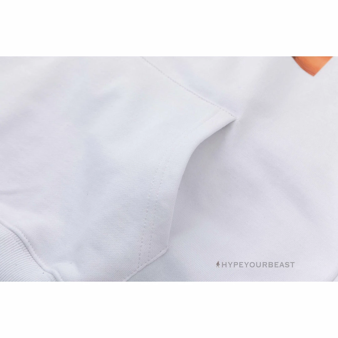 HypeYourBeast Off White Hoodie Flamingo – White Hoodies & Jackets