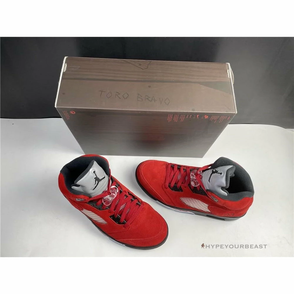 HypeYourBeast Air Jordan 5 Retro ‘Raging Bulls Red’