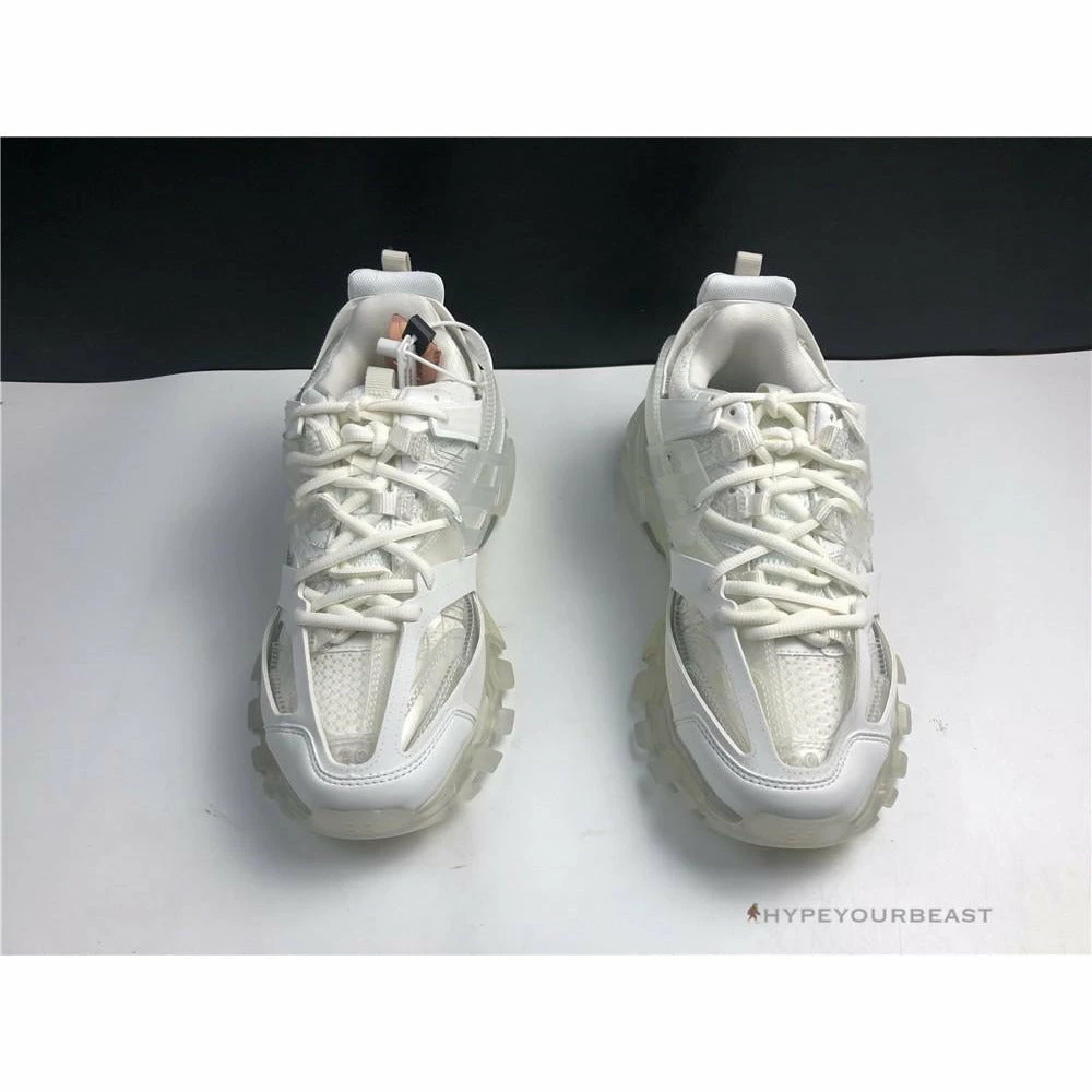 Ba*len*cia*ga track sneakers 3.0 white rubber sole