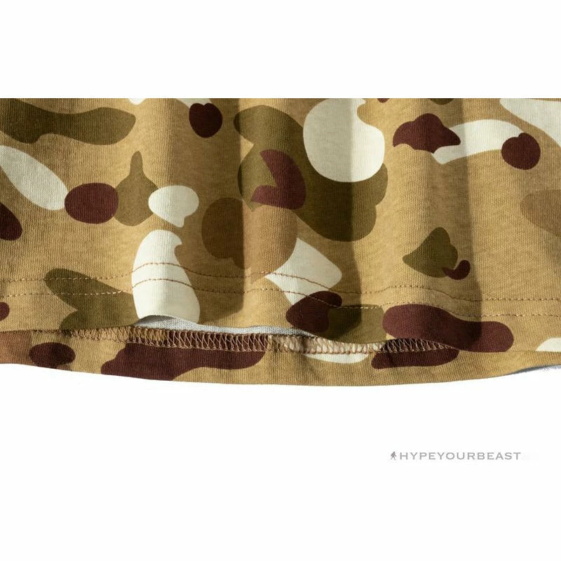 Clothes BAPE Military Style Desert Camouflage Tee Shirt ‘YELLOW’