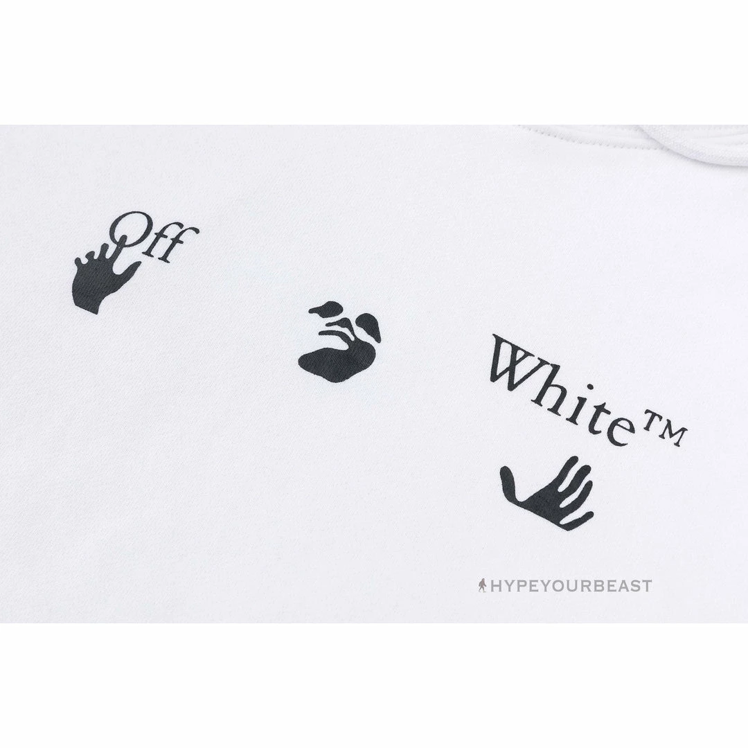 HypeYourBeast Off White Hoodie Red Orange – White Hoodies & Jackets