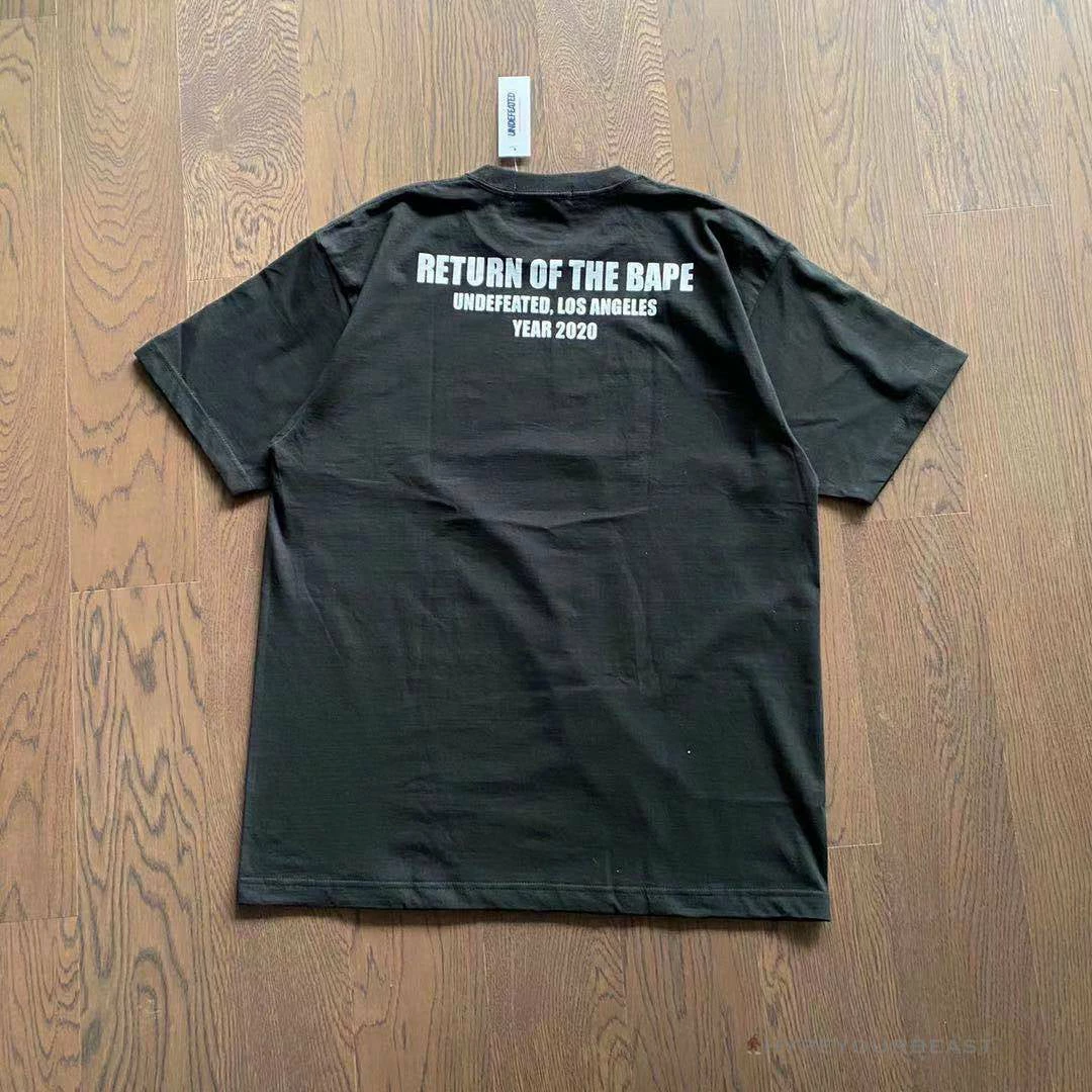 UNDFTD X Bape Tee Shirt Black Clothes