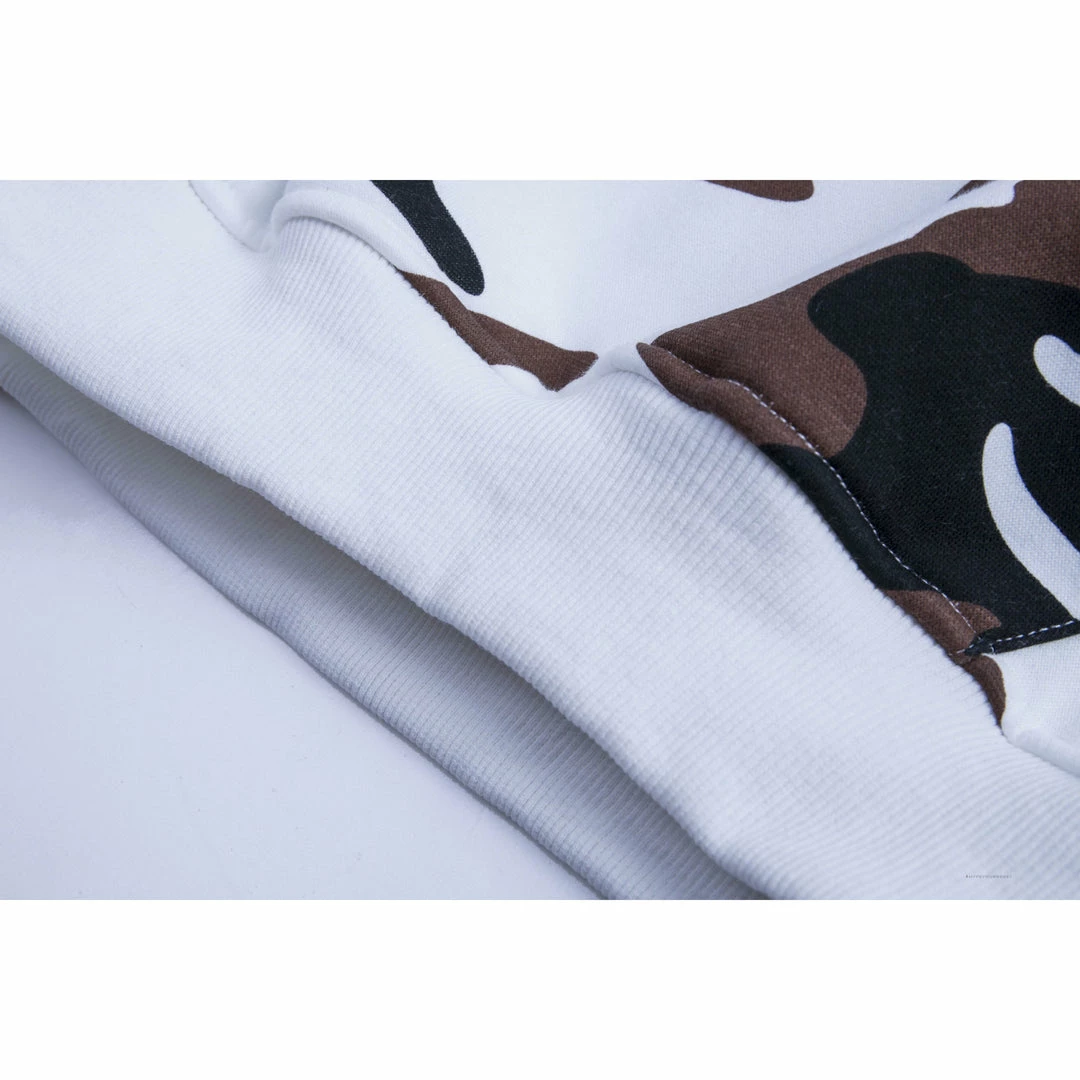hypeyourbeast S*p*e camo hoodie white camouflage hoodies & jackets