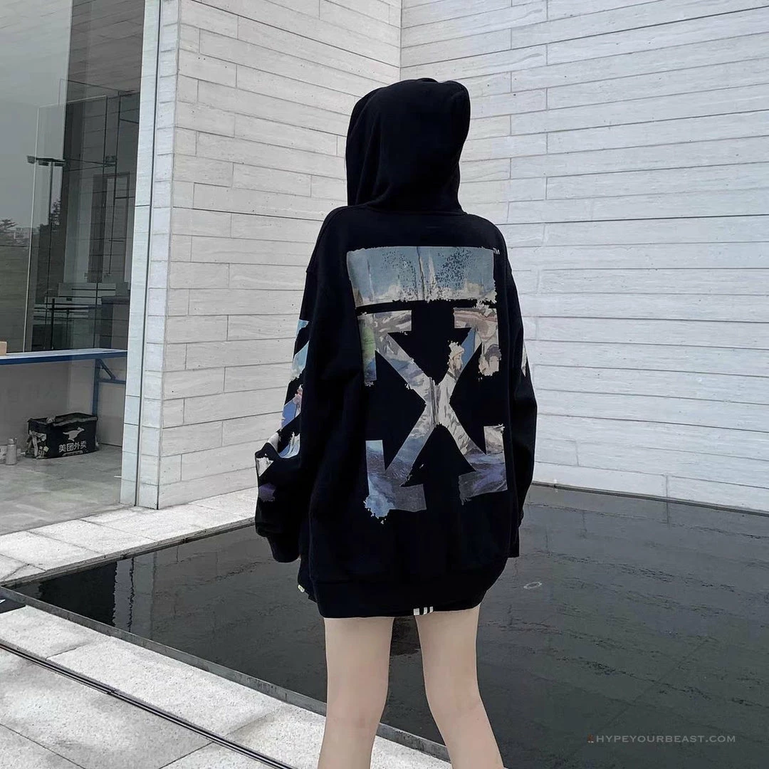 HypeYourBeast Hoodies & Jackets Off White Hoodie Vincent Van Gogh Black