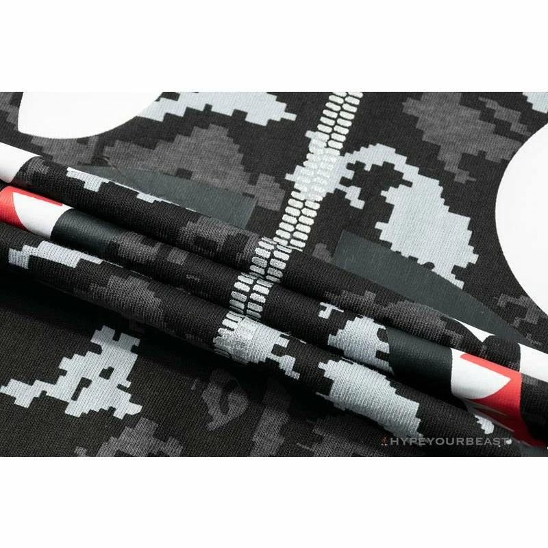 BAPE Digital Pixel Camouflage Tee Shirt ‘BLACK’ Clothes