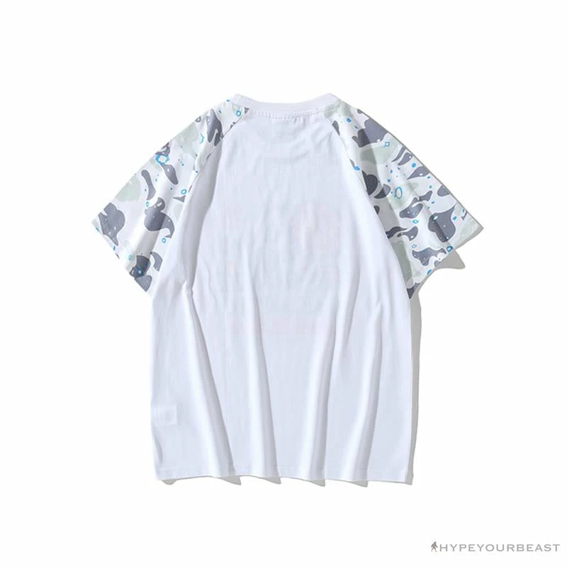 BAPE Baby Milo Galaxy Astronaut Luminous Tee Shirt ‘WHITE’ Clothes