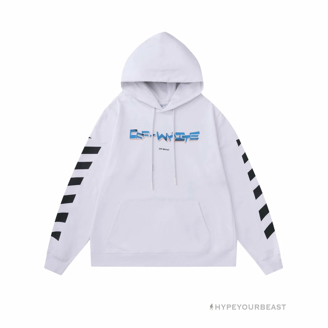 HypeYourBeast Off White Hoodie Looney – White