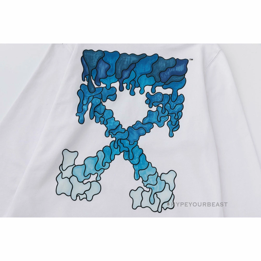 HypeYourBeast Off White Hoodie Royal – White