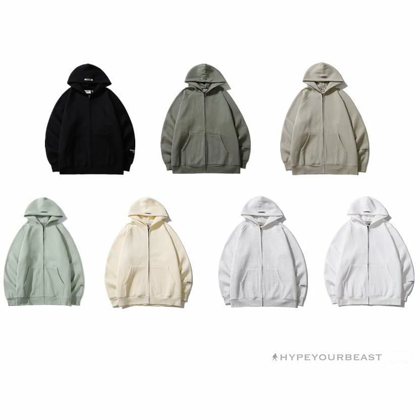 HypeYourBeast FOG Hoodie “ESSENTIALS’ Avocado Green
