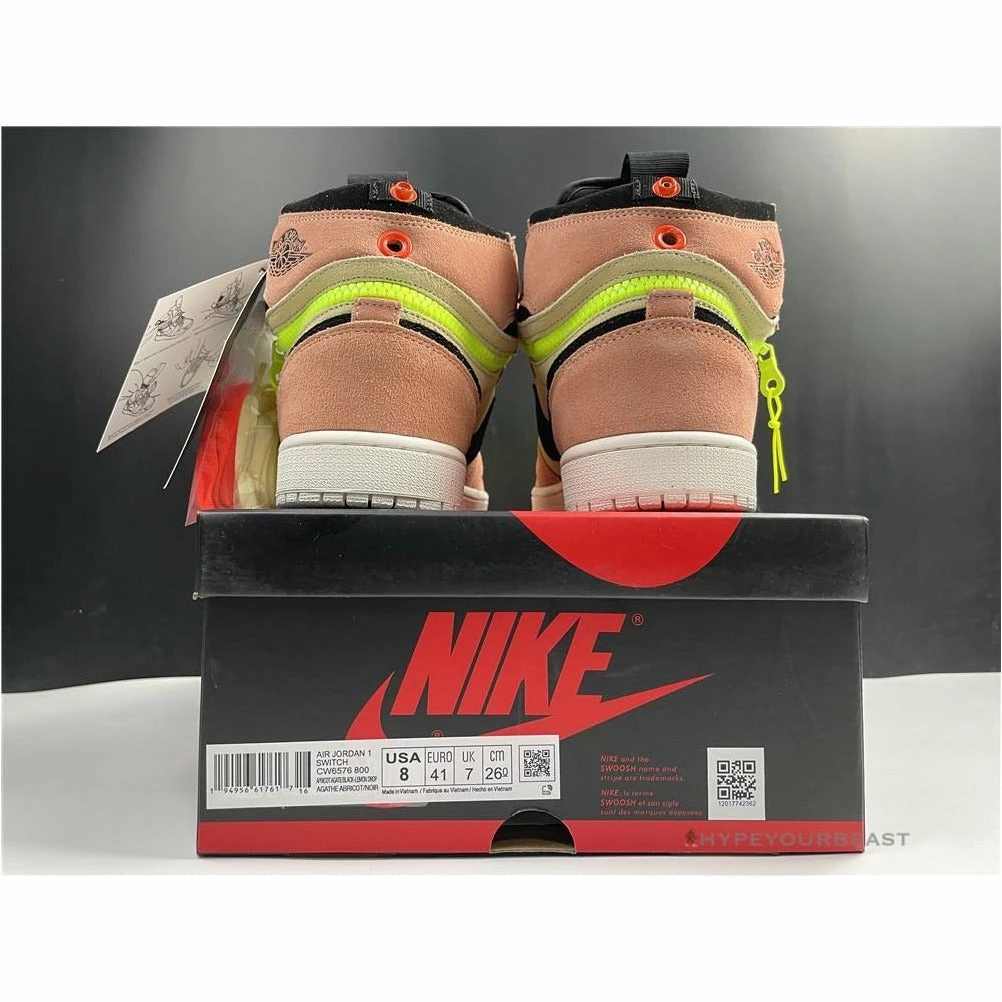 HypeYourBeast Air Jordan 1 High Switch ‘Pink Volt’