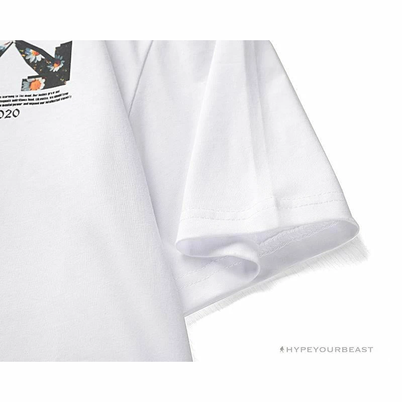 T-Shirts OFF-WHITE Daisy Graffiti Arrow Conley Tee Shirt ‘WHITE’