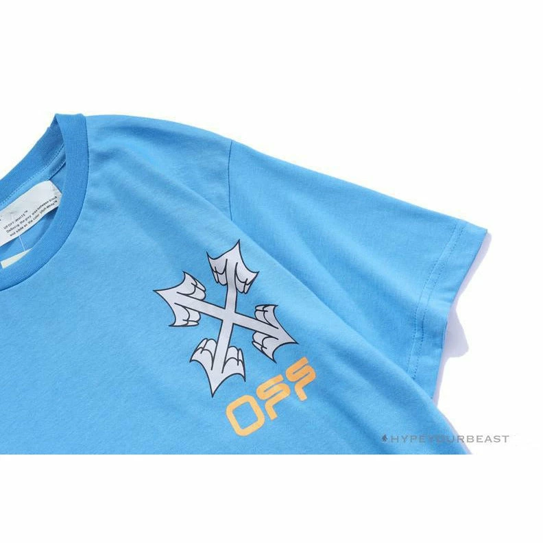 OFF-WHITE Jerry Move Faster Tee Shirt ‘BLUE’