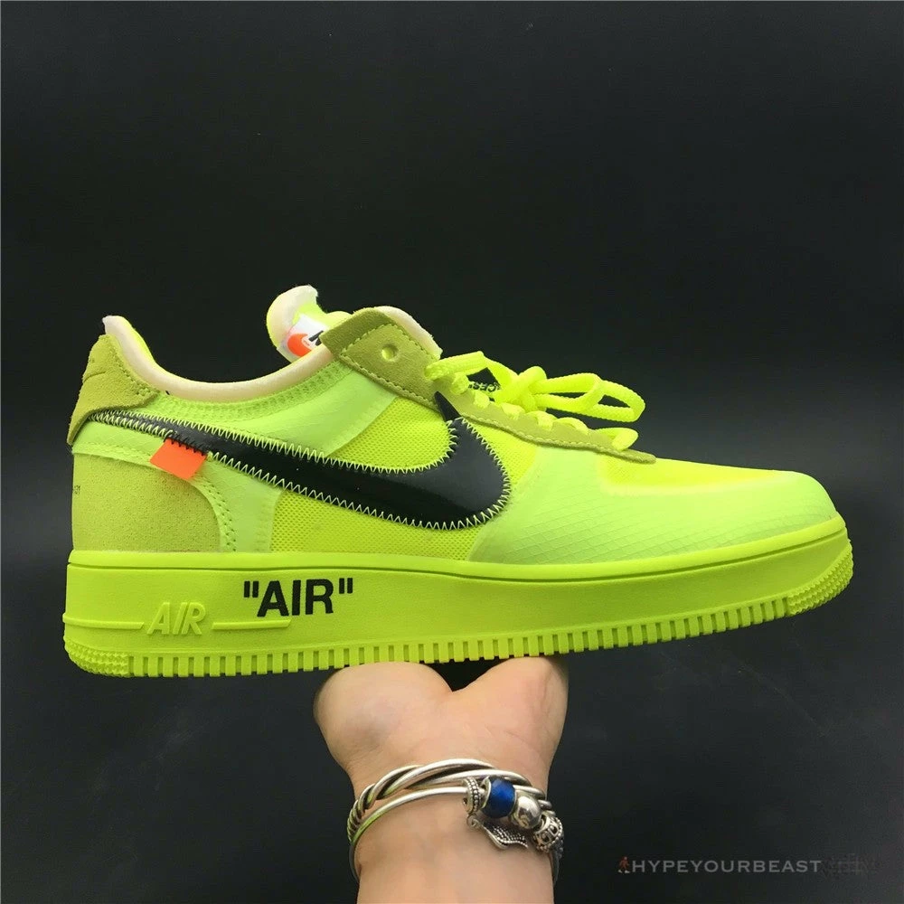 Off-White X Nike Air Force 1 Low “Volt”