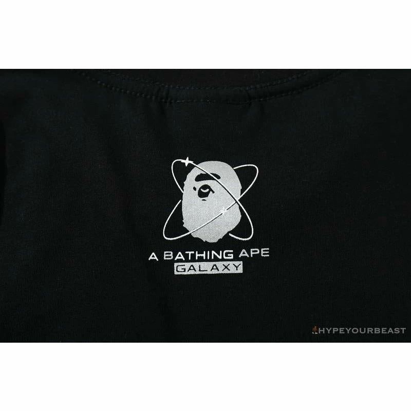 Clothes BAPE Universe Solar System Ape Man Head Tee Shirt ‘BLACK’