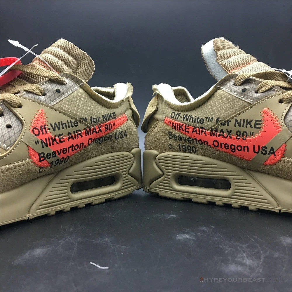 Off White X Nike Air Max 90 “Desert Ore”