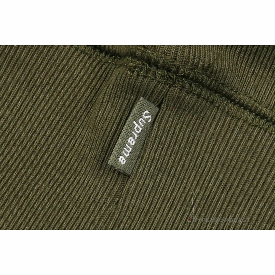 hypeyourbeast S*p*e cross box logo hoodie green