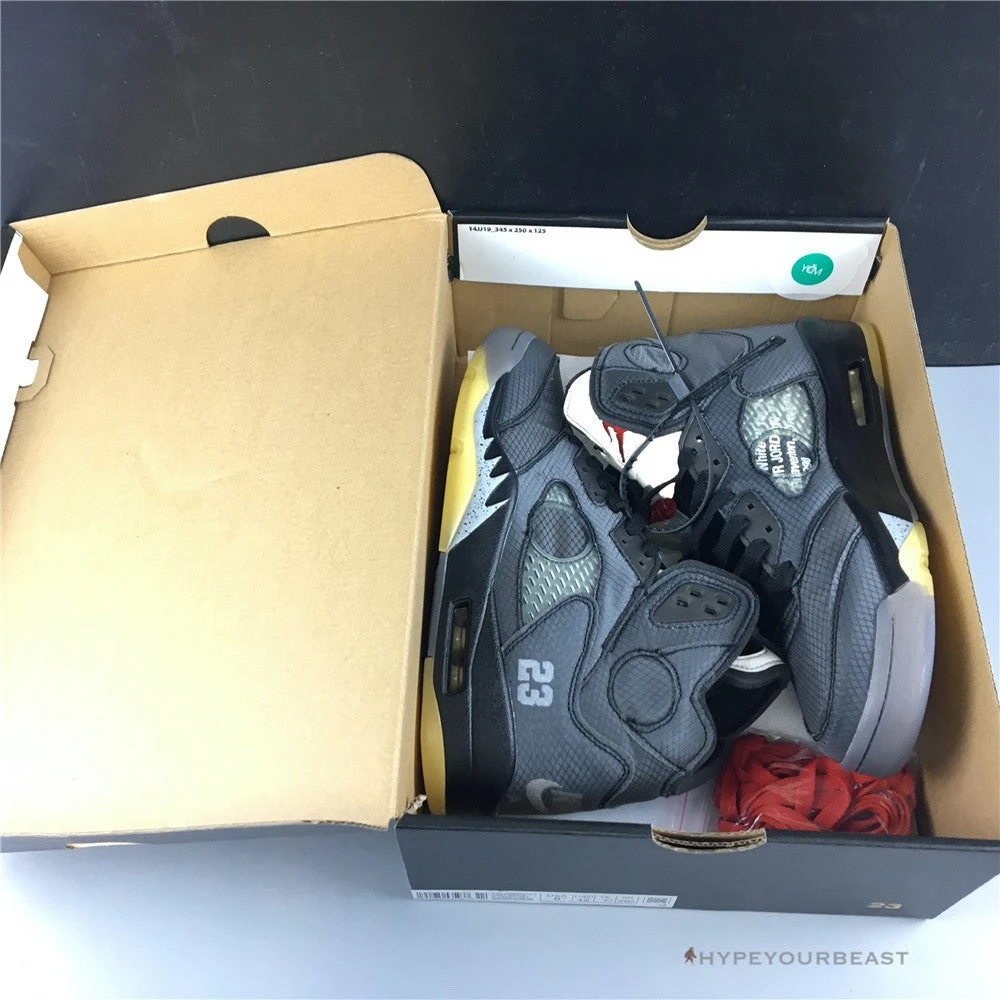 Jordan 5 Retro Off-White Black