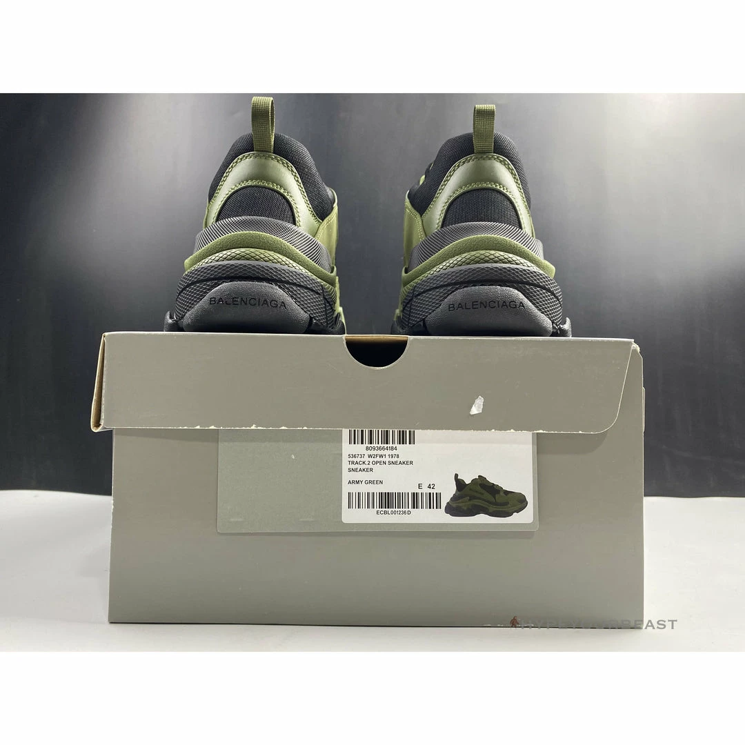 bcg triple s green / black Ba*len*cia*ga