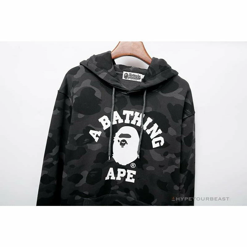 BAPE X Bathing Ape Head Camouflage Hoodie ‘GREY’