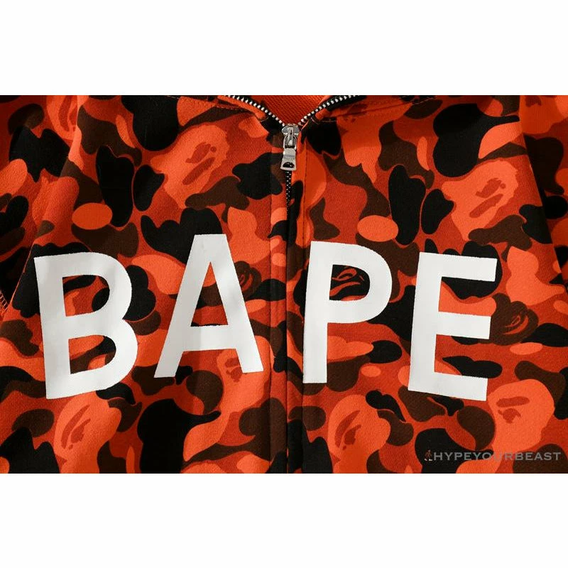 BAPE X XO Co-Branded Camouflage Hoodie ‘RED’