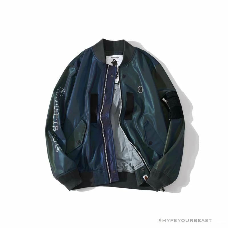 Clothes BAPE HUNTING Aurora Color Gradient Reflective Jacket