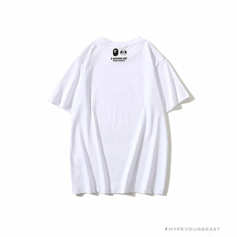BAPE Co-Branded Fly Boy Tee Shirt ‘WHITE’ Clothes