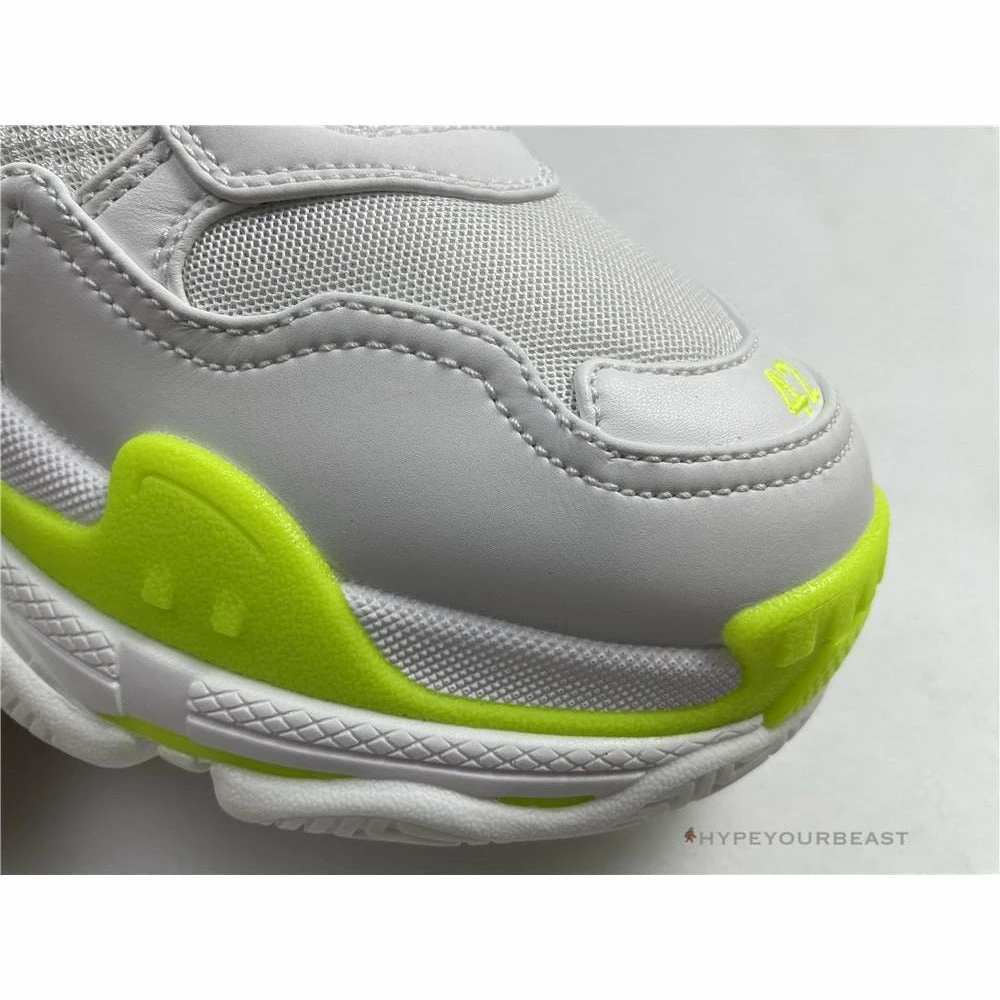 hypeyourbeast bcg triple s white neon yellow Ba*len*cia*ga triple s