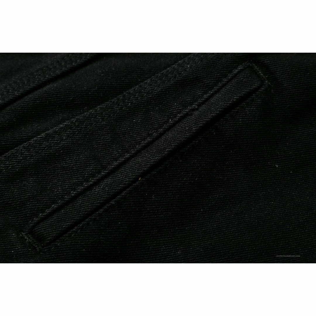 HypeYourBeast Off White Denim Black Jacket – Black Hoodies & Jackets