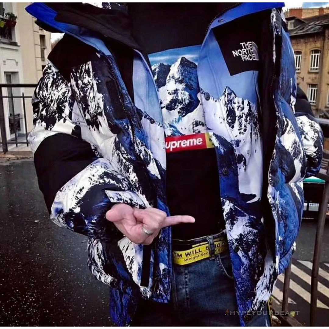 hypeyourbeast t*f x S*p*e jacket blue