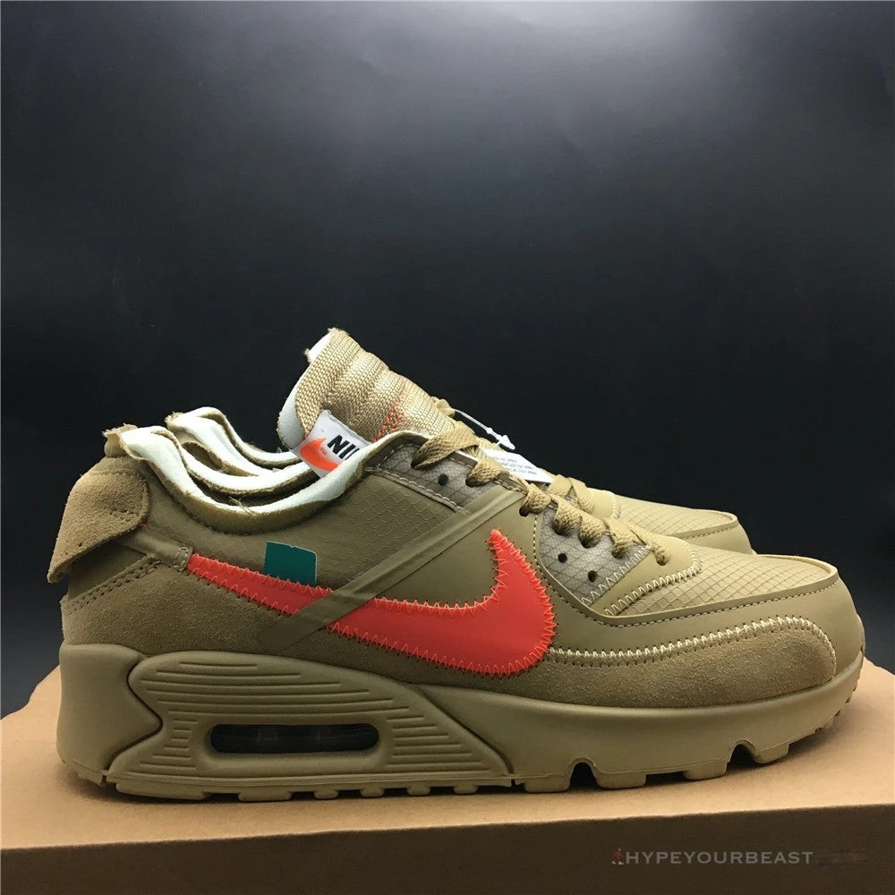 Off White X Nike Air Max 90 “Desert Ore”