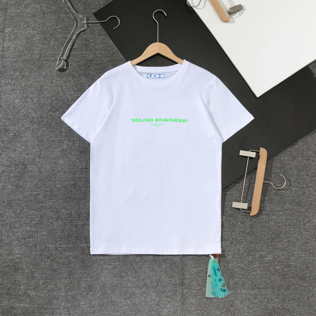 OFF-WHITE Mechanical Style ‘WHITE’ Tee Shirt T-Shirts